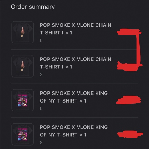 Pop Smoke X Vlone Chain Tee 